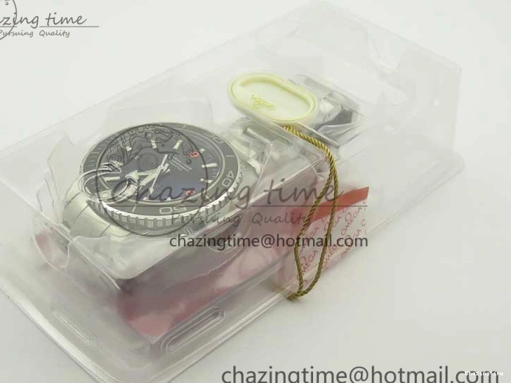 0204 Durable Planet Ocean Professional Ceramic Bezel 45.5mm 1:1 VSF Best Edition Orange Markers on SS Bracelet A8500 Super Clone 8052